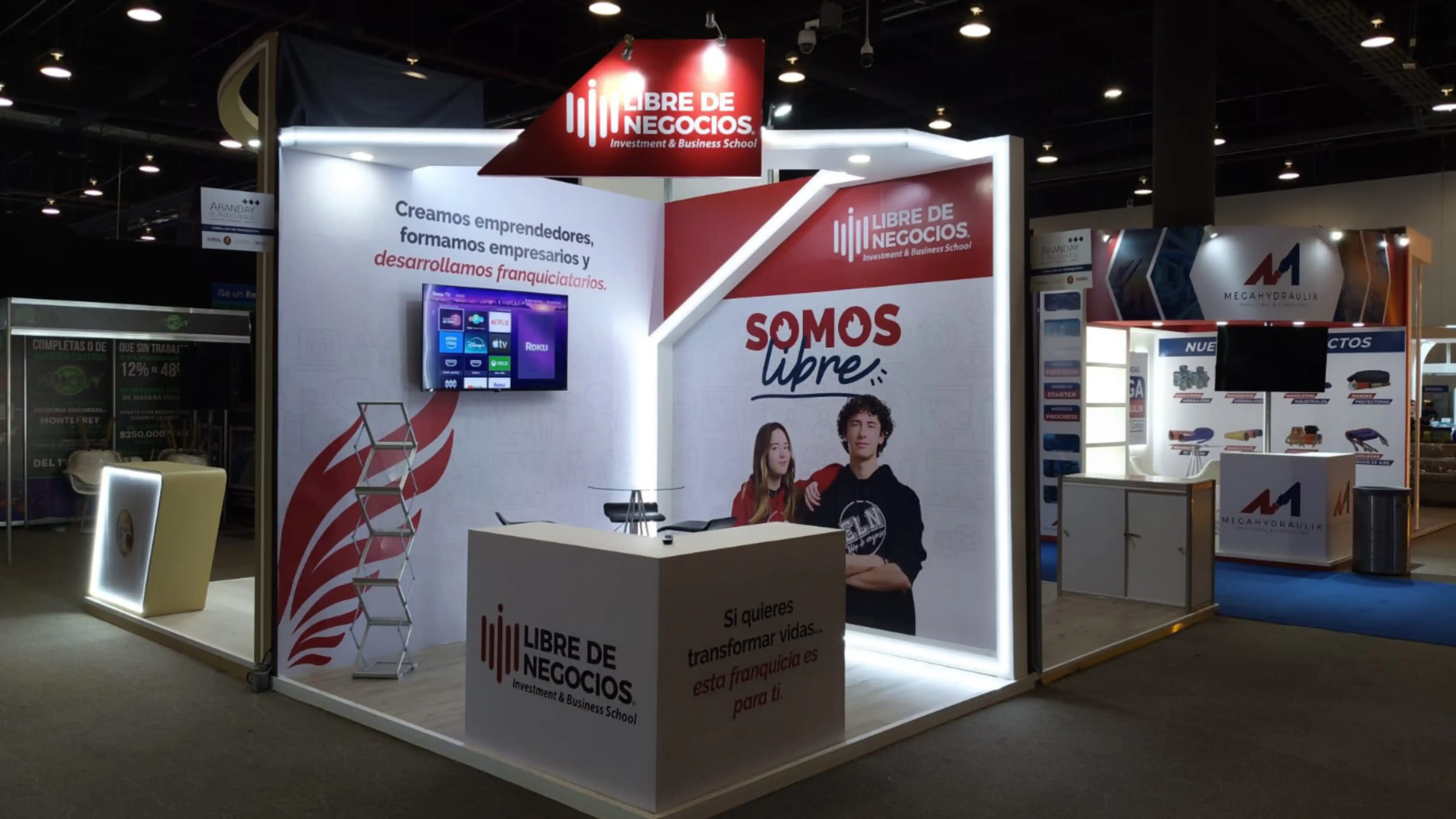 Stand para Libre de negocios
