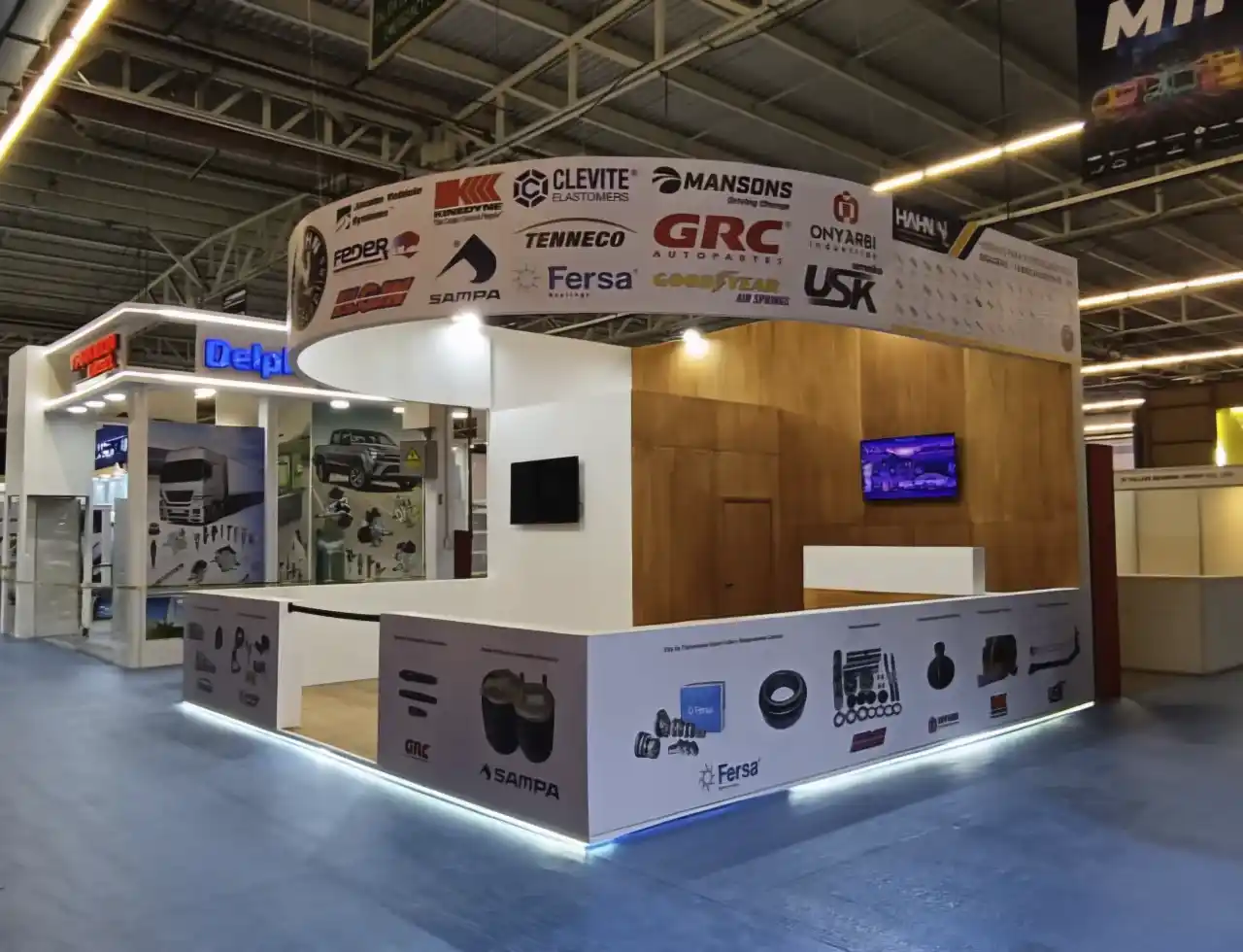 Stand para evento empresarial
