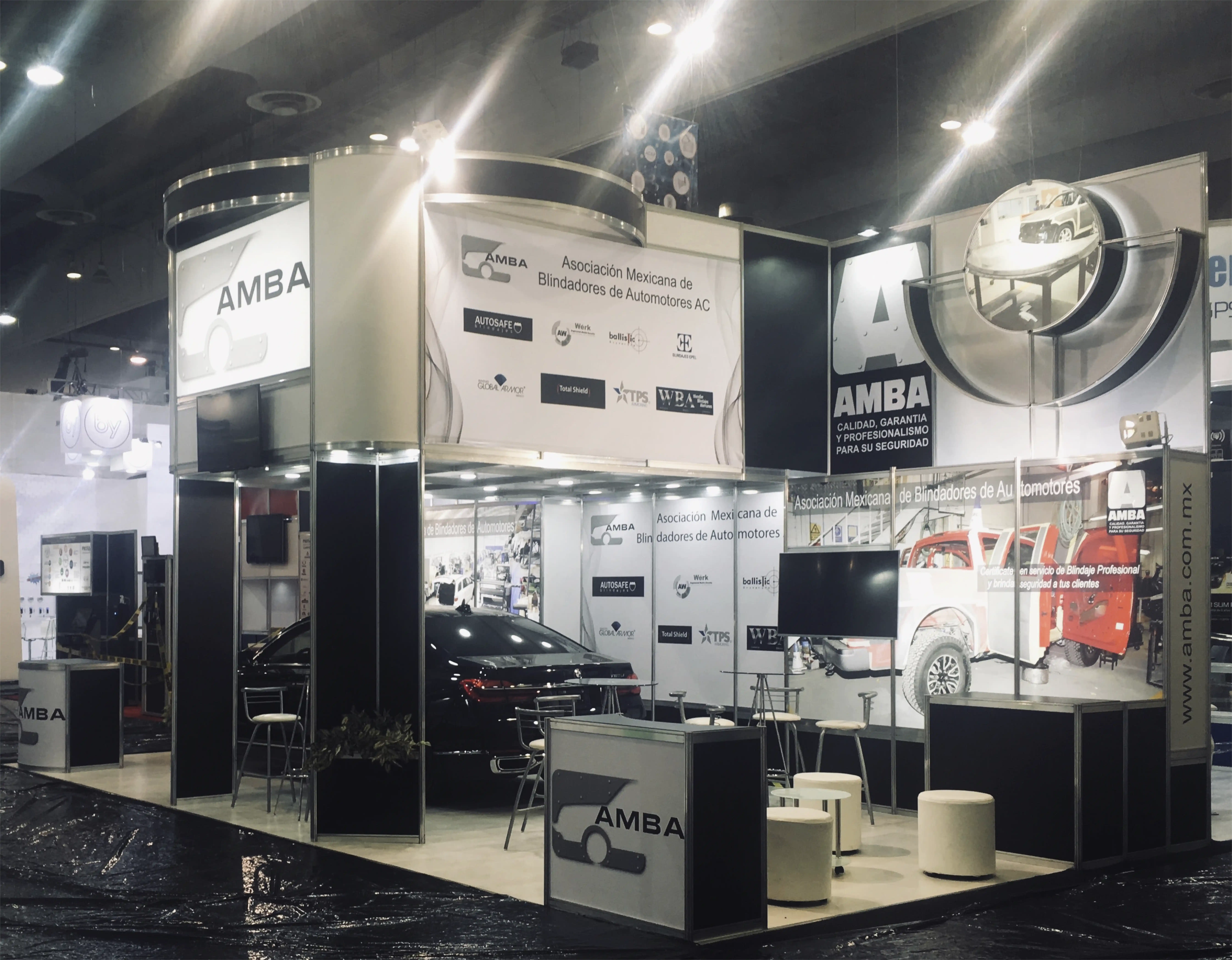 Stand para Asociación Mexicana de Blindadores de Automotores